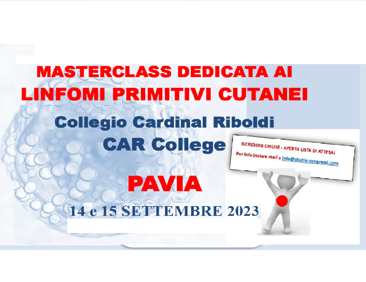 MASTERCLASS DEDICATA AI LINFOMI PRIMITIVI CUTANEI (EMATLC/23)