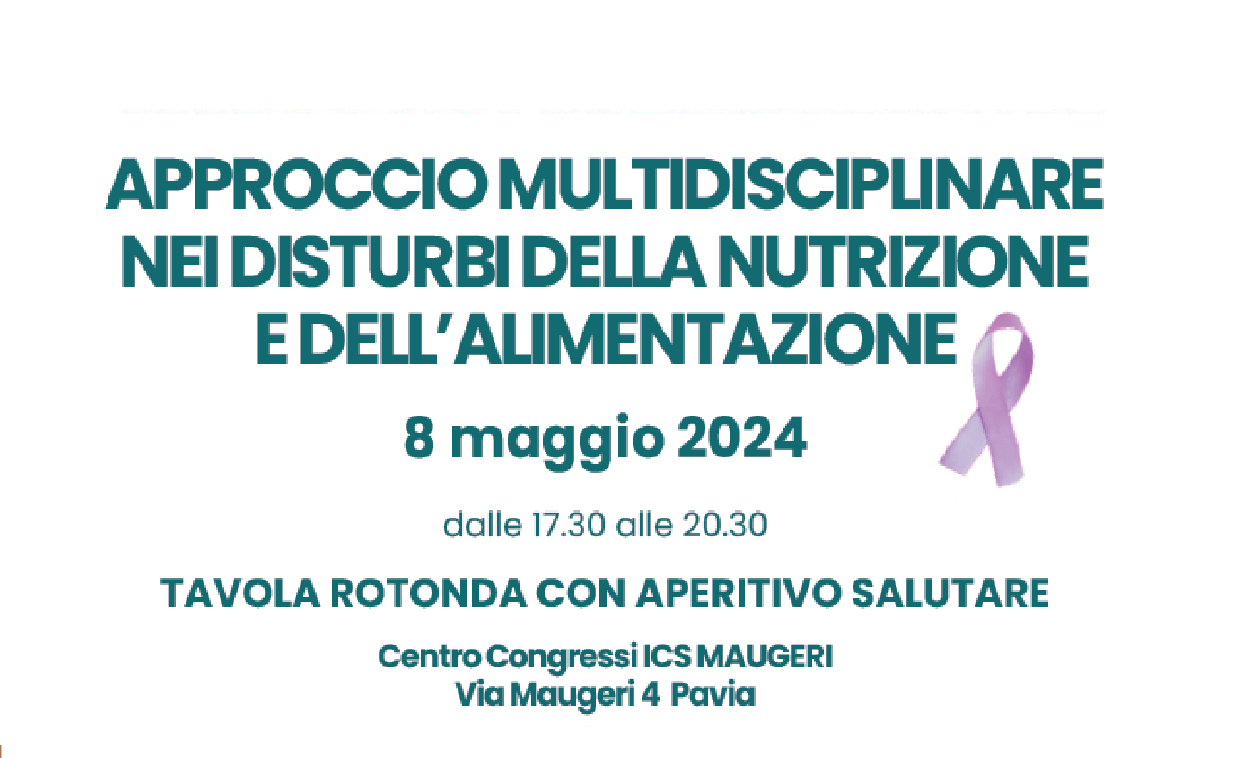 APPROCCIO MULTIDISCIPLINARE NEI DISTURBI DELLA NUTRIZIONE E DELL'ALIMENTAZIONE (PAV03/24)