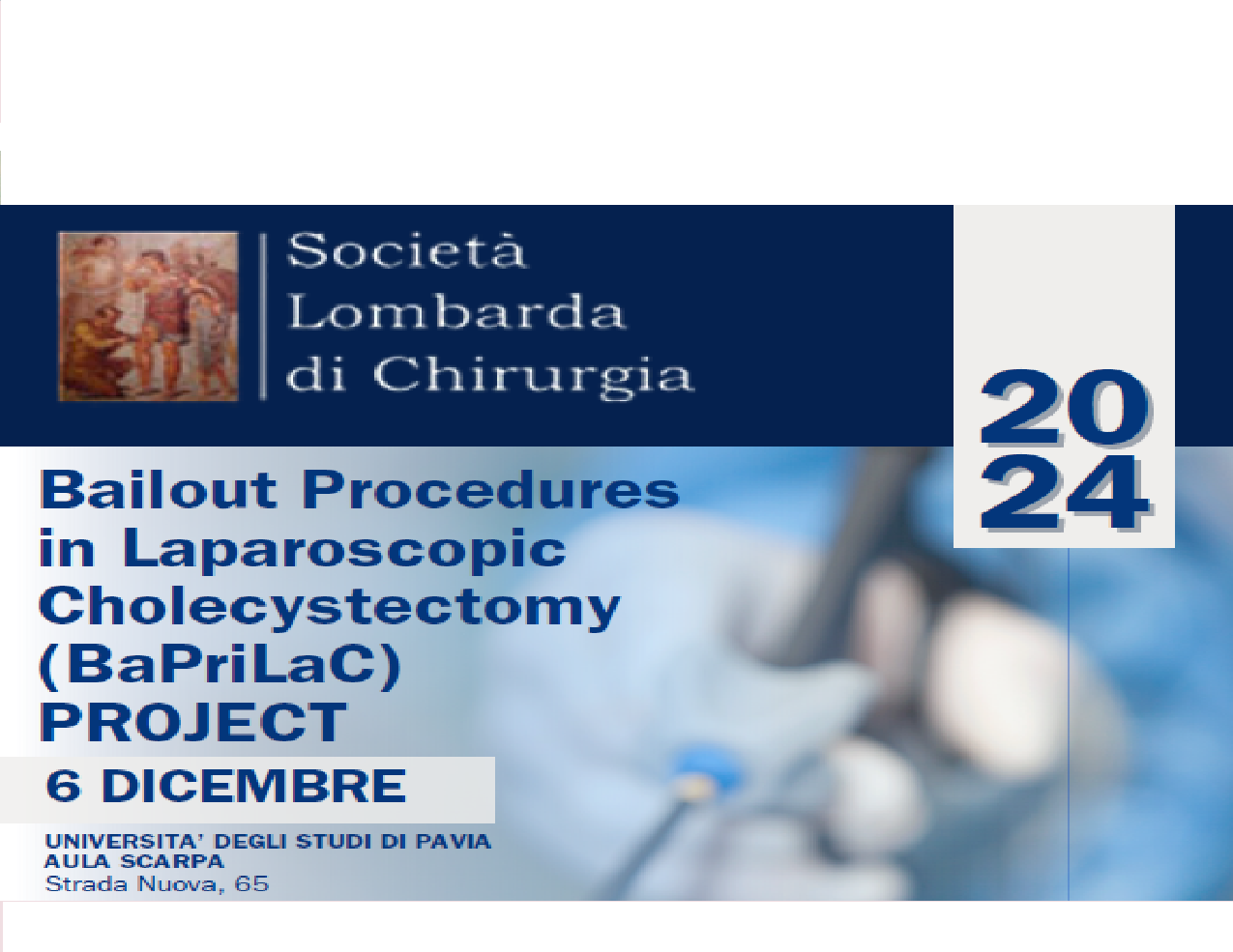 BAILOUT PROCEDURES IN LAPAROSCOPIC CHOLECYSTECTOMY (BaPriLaC) PROJECT (IRCCSAslc/24)