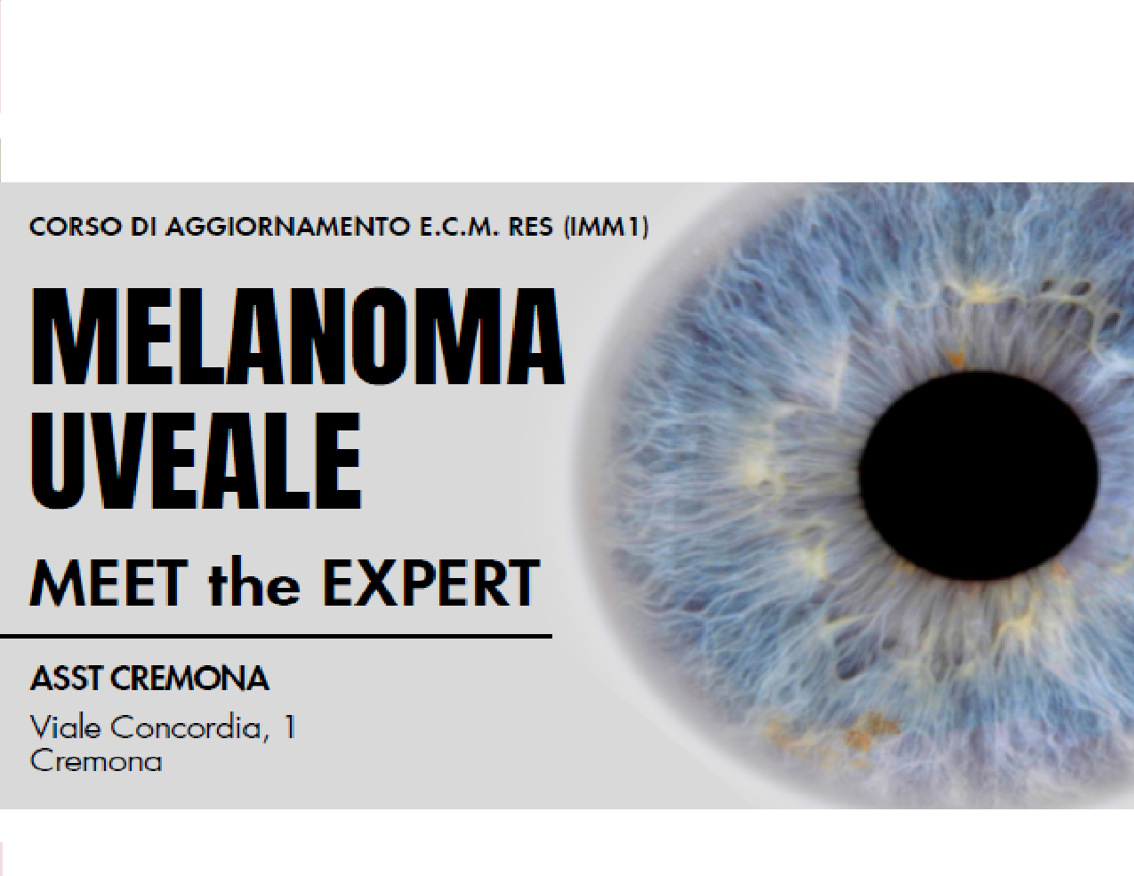 MEET THE EXPERT: MELANOMA UVEALE (IMM1/25)