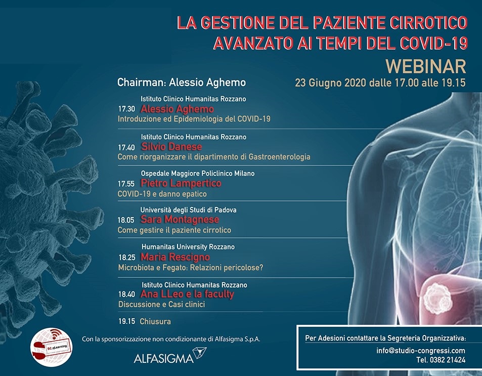 La gestione del paziente cirrotico avanzato ai tempi del Covid-19