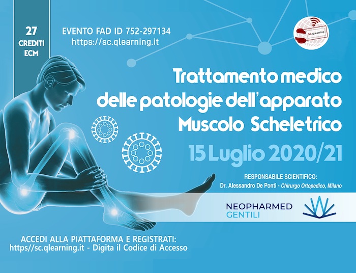 Trattamento medico delle patologie dell'apparato Muscolo Scheletrico (NGN_FAD/20)