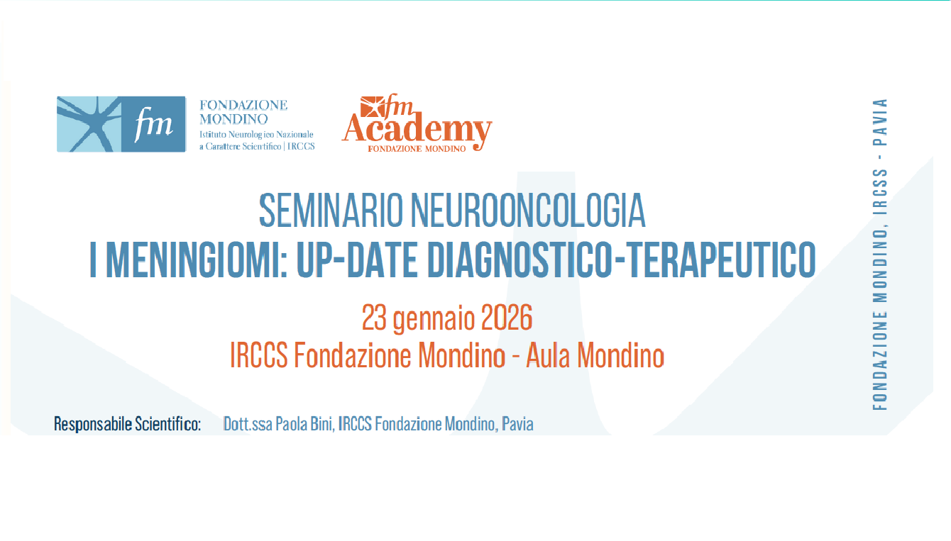 SEMINARIO NEUROONCOLOGIA – I meningiomi: up-date diagnostico-terapeutico