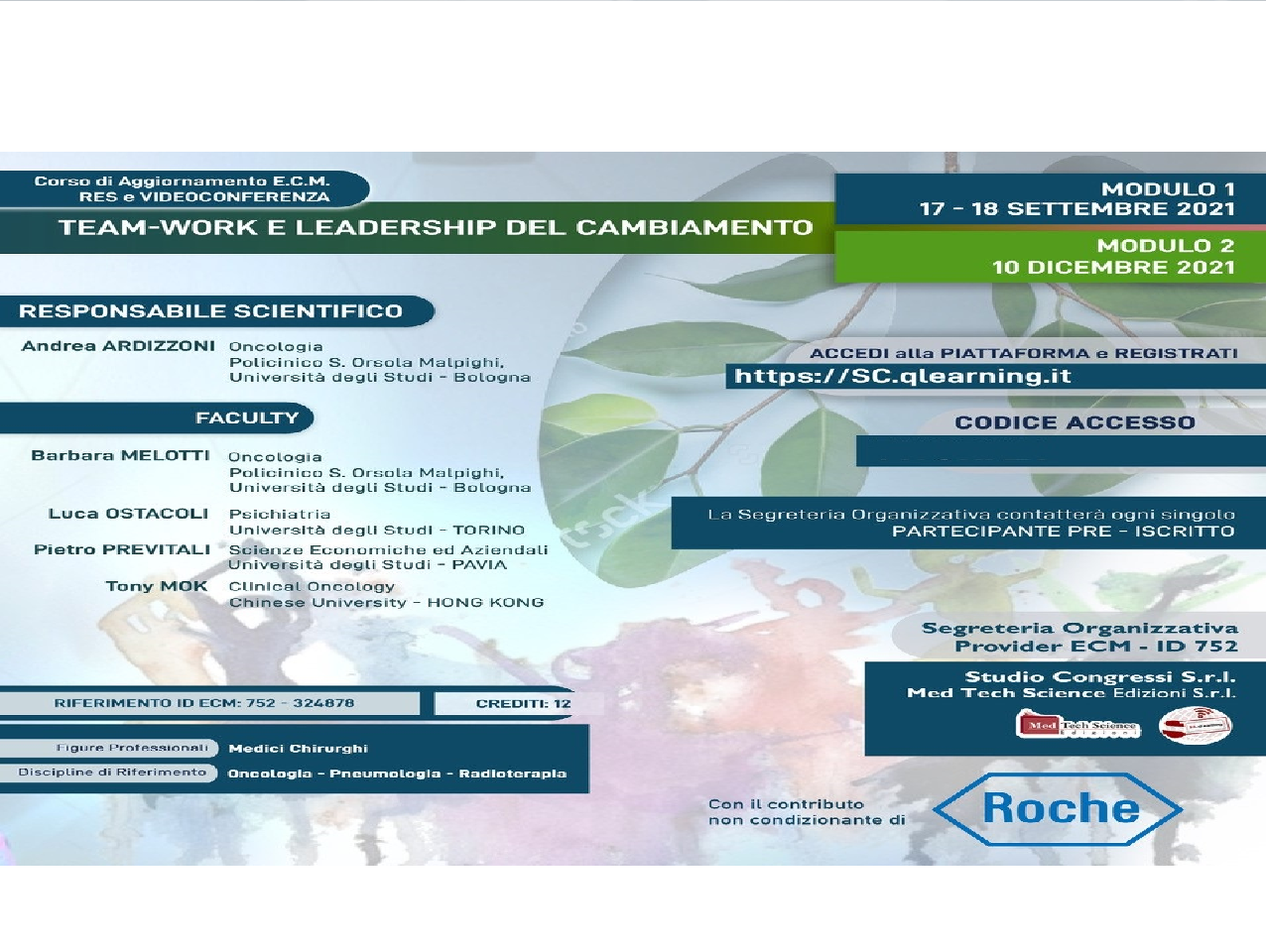 TEAM-WORK E LEADERSHIP DEL CAMBIAMENTO (RCH_BS/21)