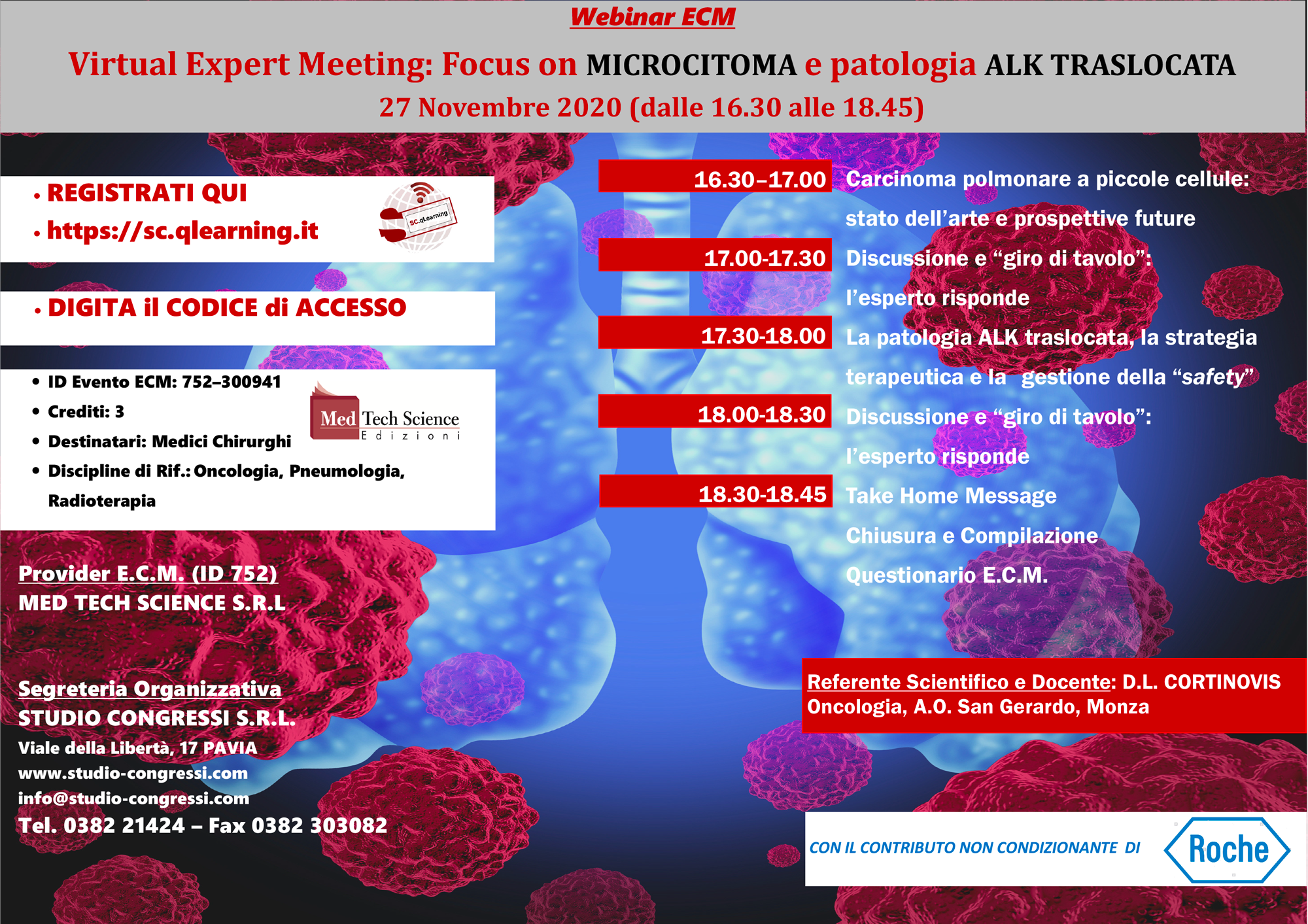 Virtual Expert Meeting: Focus on MICROCITOMA e patologia ALK TRASLOCATA (RCHOd_C/20)