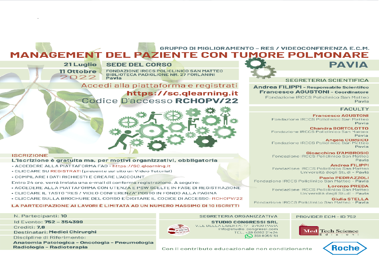 TEAM MULTIDISCIPLINARE POLMONE (RCHO_PV/22)