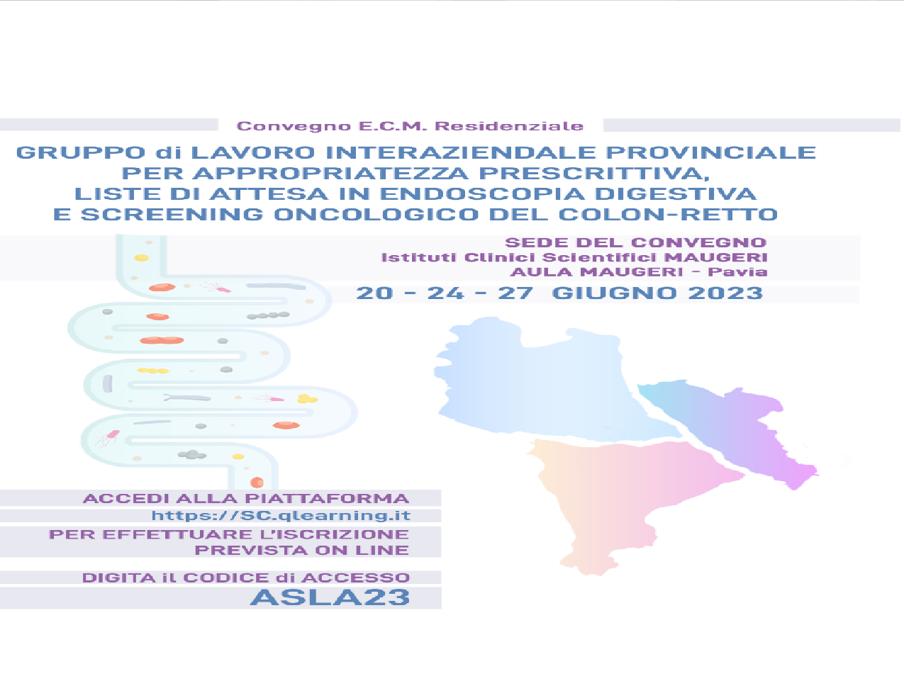 GRUPPO di LAVORO INTERAZIENDALE PROVINCIALE PER APPROPRIATEZZA PRESCRITTIVA,  LISTE DI ATTESA IN ENDOSCOPIA DIGESTIVA E SCREENING ONCOLOGICO DEL COLON-RETTO (ASLA/23)